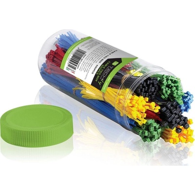 Techly ISWT-SET-CL600T кабелна връзка Кабелни връзки с успореден вход Найлон Многоцветен 600 броя (ISWT-SET-CL600T) (ISWT-SET-CL600T)