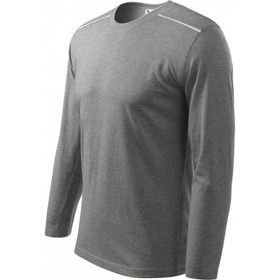 Malfini tričko s dlouhým rukávem Long Sleeve tmavě šedý melír
