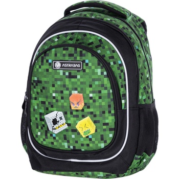 Astra Ученическа раница Astra - Pixel One, Зелена (AS502022099)