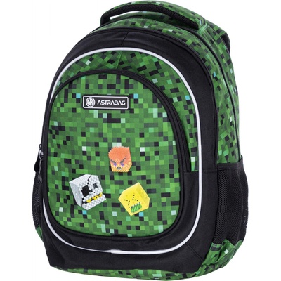 Astra Ученическа раница Astra - Pixel One, Зелена (AS502022099)
