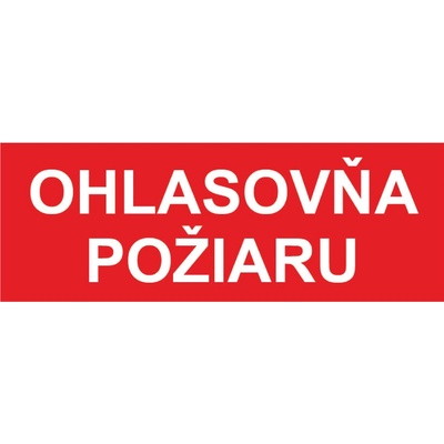 Traiva Samolepka Ohlasovňa požiaru