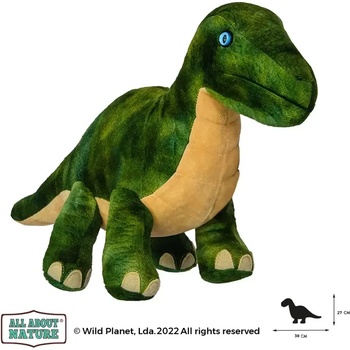 Wild Planet Плюшена играчка, Динозавър Brontosaurus 40см. Wild Planet (K8694)