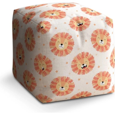 Sablio Taburet Cube Lvíčci: 40x40x40 cm