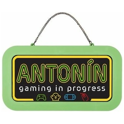 ALBI Neonová cedulka se jménem - Antonín