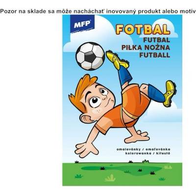 Omaľovánka A5 16 strán Futbal