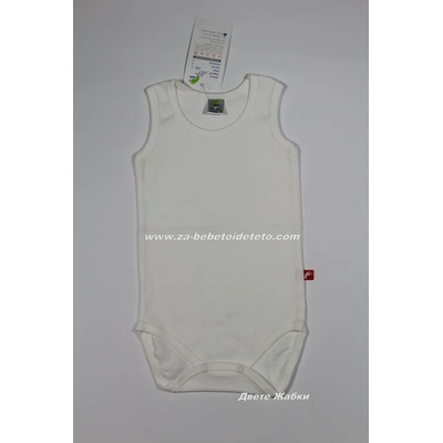 Rach Едноцветно боди потник, 68 /млечно бяло/