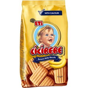 Eti Бисквити Еti - Чичи Бебе, банан, 172 g (8690526011363) - baby