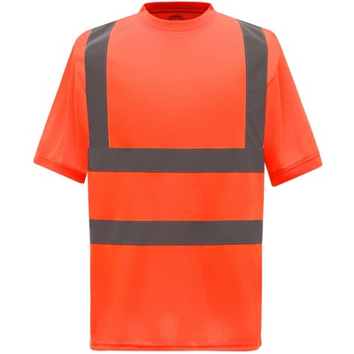 Yoko HI-VIS HVJ410 / Светлоотразителна тениска - HV оранжева S (79J410zv901)