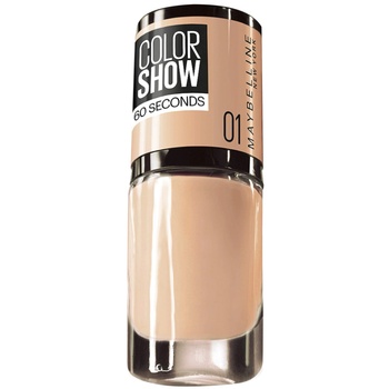 Maybelline Color Show 60 Seconds Лак за нокти Nr. 1 Go Bare 7 мл