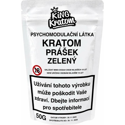 Zelený kratom Vyberte variantu: 5 x 50g