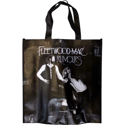 RukaHore Taška Fleetwood Mac Eco Shopper: Rumours Black Back Print Čierna