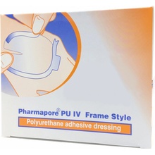 Pharmapore PU i.v. transparentní voděodolné krytí s výřezem dětské 5 cm x 5,7 cm 100 ks