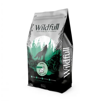 Wildfull dog rabbit mini size - Пълноценна суха храна за израснали кучета от мини породи, без зърно, със заешко месо, 12 кг