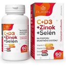 Platan C + D3 + Zinok + Selén 60 tabliet