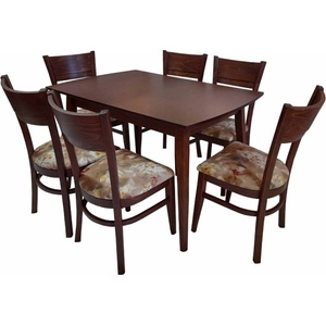 Bogdan Furniture Direct Комплект маса Malibu + 6 стола Malibu