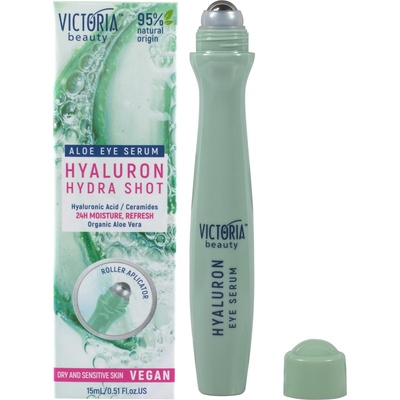 Victoria Beauty Hydra Shot Хидратиращ околоочен серум с хиалурон, 15 ml