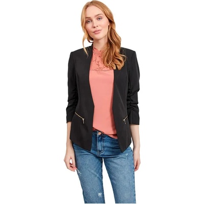 VILA Сако Vila Vijoy 3/4 blazer - Black (Black)