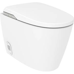 Roca Тоалетна чиния, Roca, A803105001, Smart, седалка и капак, порцелан, бял, 41x60x47.7см (A803105001)