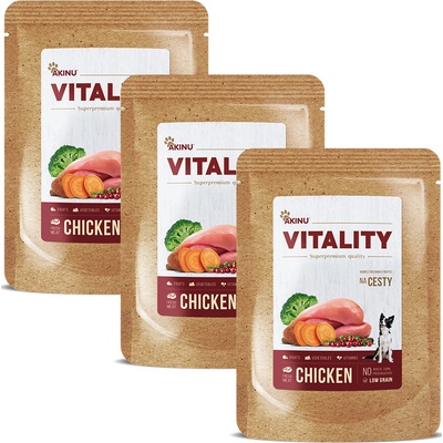 Akinu Vitality kuřecí 3 x 300 g