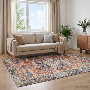 vidaXL Килим ORIZ Оранжево 80 x 150 cm 100% полиестер (42050406)