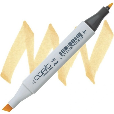 Lihová fixa COPIC Classic oboustranná Fine & Chisel, Yellowish beige (Y23)