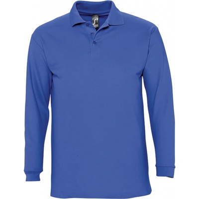 Sol's Winter II pánska polokošeľa s dlhým rukávom royal blue