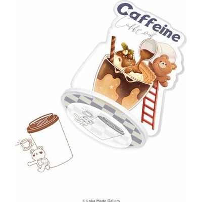 Loka Made Standee Razítko - Coffeelogy 'Caffeine Caffeout'