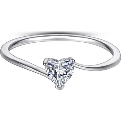 Lunica Stříbrný prstýnek SRDÍČKO 0596 6
