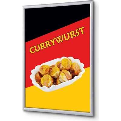 Jansen Display Set klaprámu A4, Currywurst, 241 x 328 mm