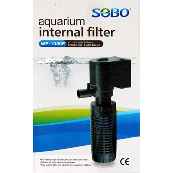 Image 1 of SOBO Вътрешен филтър за аквариум Sobo 400 литра/час (WP 1050 F)
