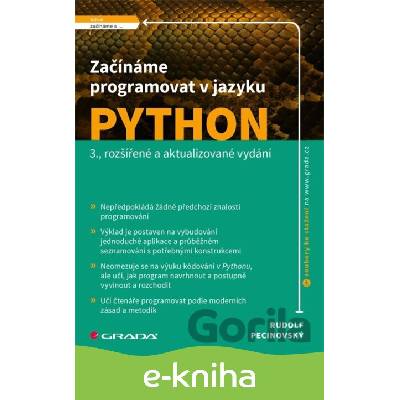 E-kniha Začínáme programovat v jazyku Python - Rudolf Pecinovský