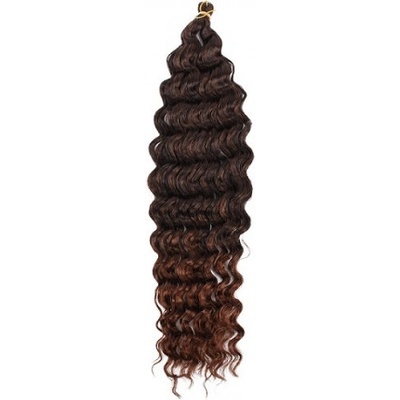 KIK Syntetické vlasy hnědé 60cm