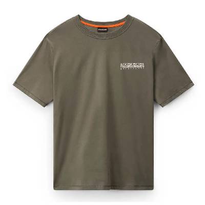 Тениска Napapijri Turrach short sleeve T-shirt - Green (Tea Leaf)