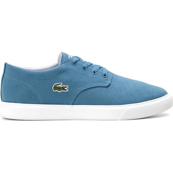 Lacoste Маратонки Lacoste Men's Canvas Low-Top Trainers - Lt Blue/Wht 221