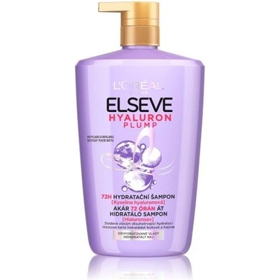 L'Oréal Paris Elseve Hyaluron Plump Moisture Shampoo hydratační šampon s kyselinou hyaluronovou woman 1000 ml