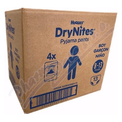DryNites natah.kalh.chlapci 8-13let/30-48kg/4x13ks