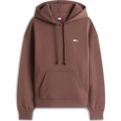 Tommy Hilfiger Суичър Tommy Jeans Badge Hoodie - Black Walnut