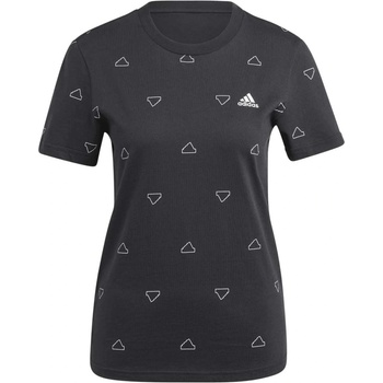 adidas Essentials monogram slim graphic tee xs