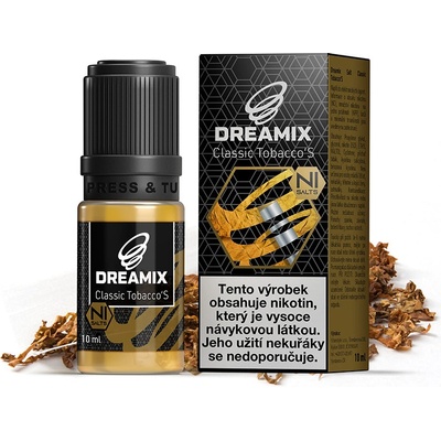 Dreamix Salt Classic Tobacco'S klasický tabák 10 ml 20 mg