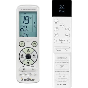 General SAMSUNG DB96-25924D, Wind-Free Comfort S2 3, 5kW AR60F12C1AWNEU, AR60F18C1AWNEU - луксозно с подсветка дистанционно управление (DB96-25924D, Wind-Free Comfort S2 3,5kW AR60F12C1AWNEU, AR60F18C1AWNEU)
