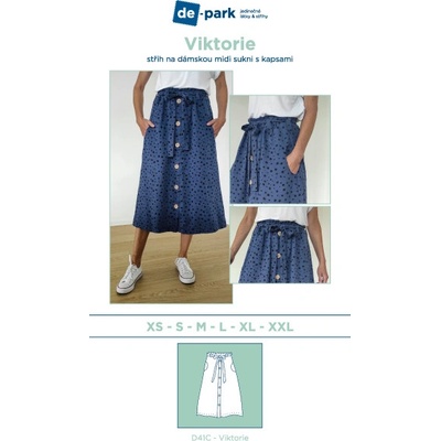 de-park Papírový střih - Viktorie vel. XS-XXL – Zboží Mobilmania