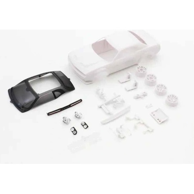 Kyosho SRT Bodyshell Dodge Challenger Mini-Z + 4WD Rims White Body