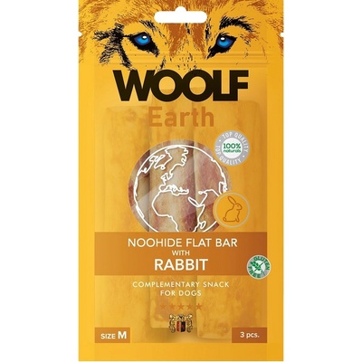 WOOLF Earth NOOHIDE M Sticks with Rabbit 90 g