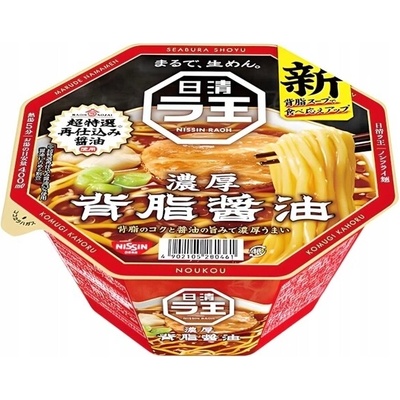 Nissin Polievka Raoh Seabura Shoyu v miske 112 g