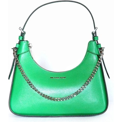 Michael Kors dámská kabelka cossbody WILMA 32R3S3WN6L PALM GREEN MD POUCHETTE LEATHER