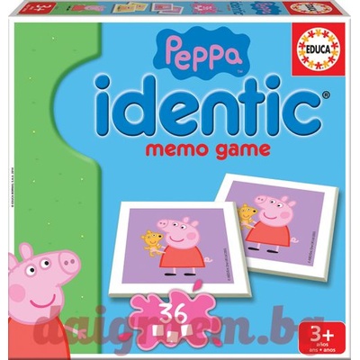 Educa Мемо игра Пепа Пиг, Peppa Pig, Прасето Пепа, EDUCA 16227 (EDU16227)