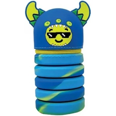 Mitama Гумен несесер mitama extendable, разтягащ се, синьо чудовище