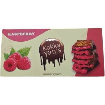 Kakkayan's malina mléčná čokoláda s malinovou náplní 190 g