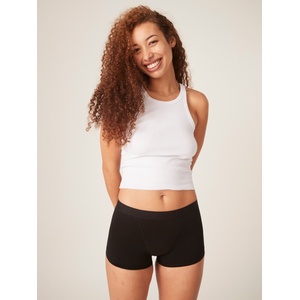 Modibodi Менструални бикини Modibodi Teen Hipster Boyshort Moderate-Heavy Modibodi | Cheren | ЖЕНИ | 8-10 letгодини