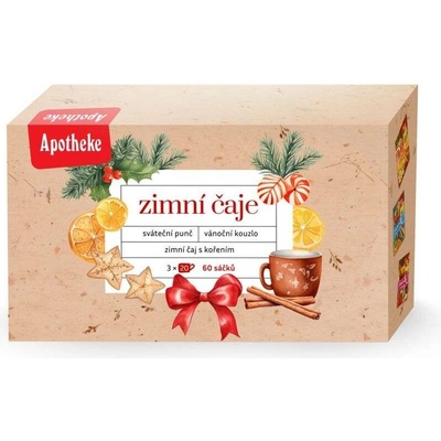 Apotheke Zimní Sváteční Vánoční čaj 3 x 20 x 2 g